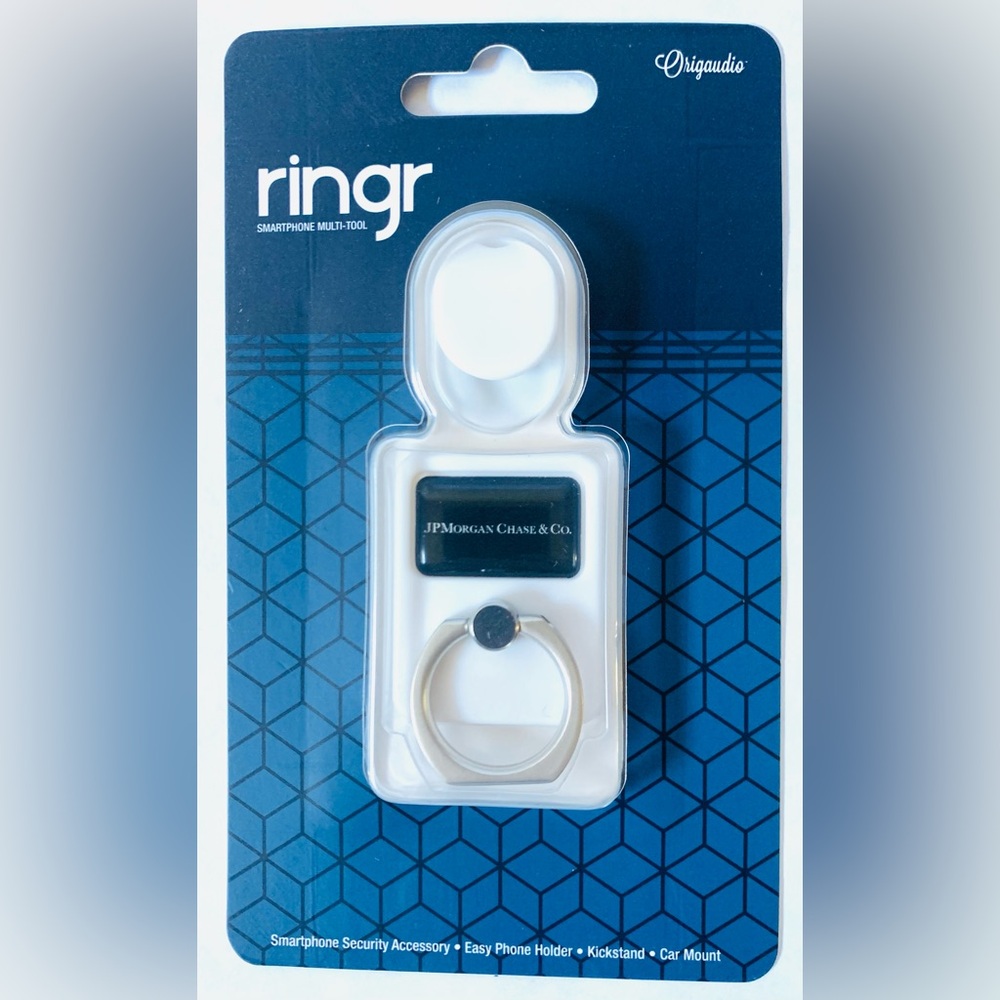 JP Morgan Chase NEW Ringr Smartphone Multi-tool Holder Kickstand car mount